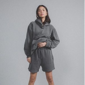 Elwood vintage black/gray hoodie